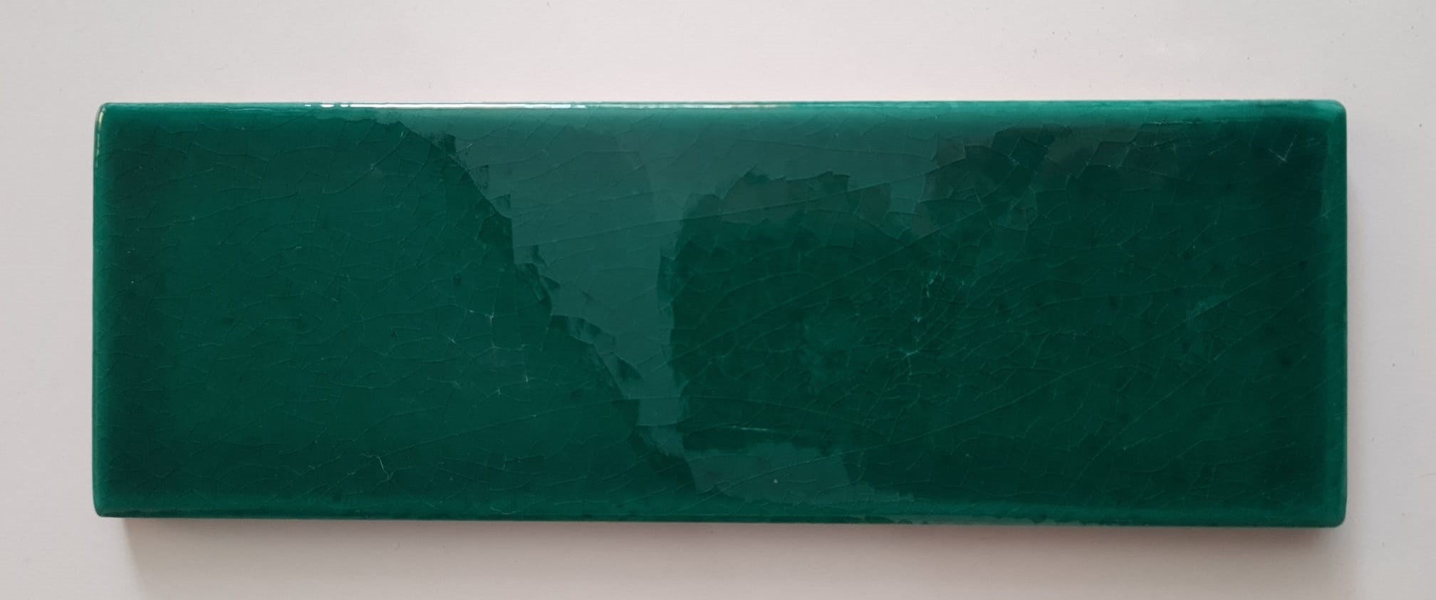 Armada Çini 7x21 Cm Düz Yeşil  Çini Seramik