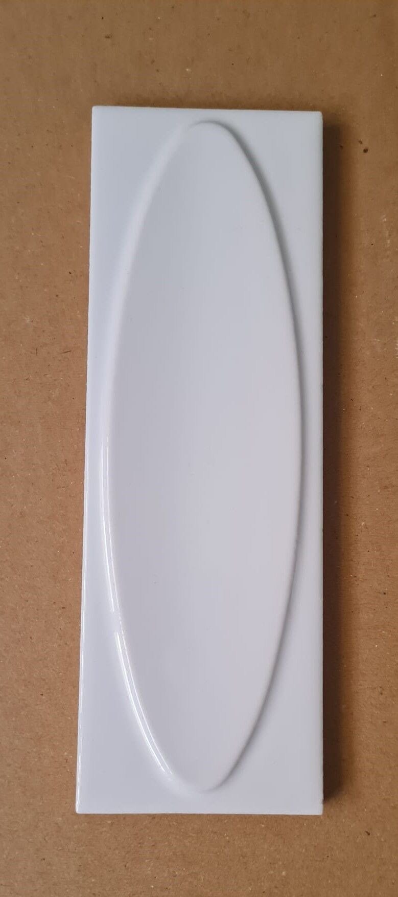 Armada Çini 7x21 Cm Elips Beyaz  Çini Seramik