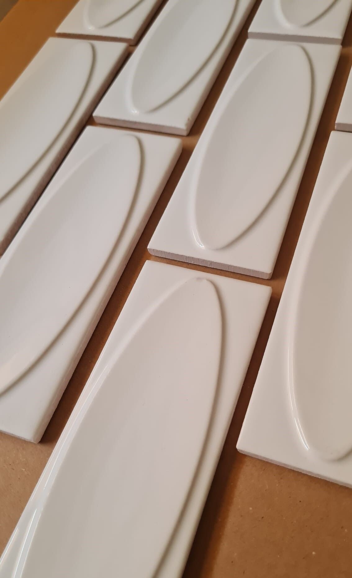 Armada Çini 7x21 Cm Elips Beyaz  Çini Seramik