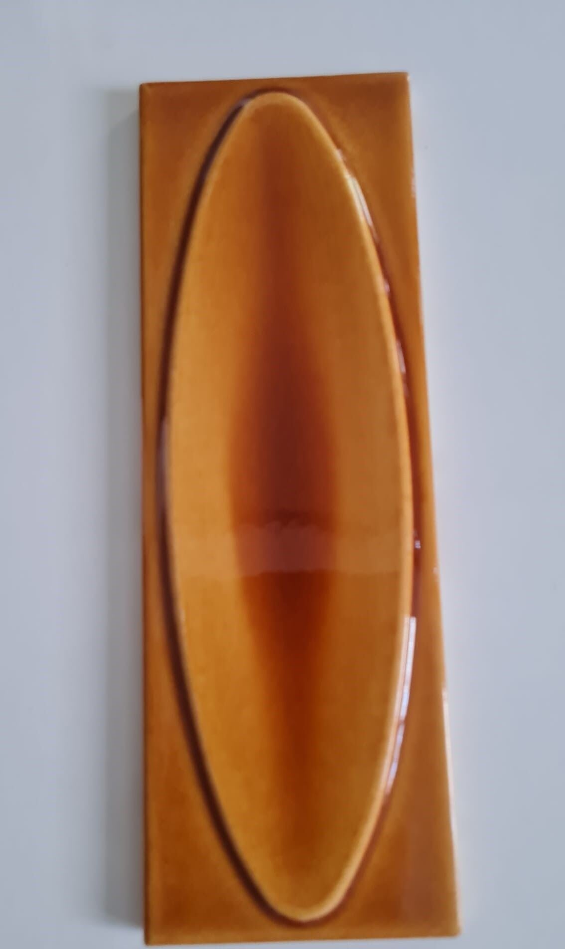 Armada Çini 7x21 Cm Elips Karamel  Çini Seramik