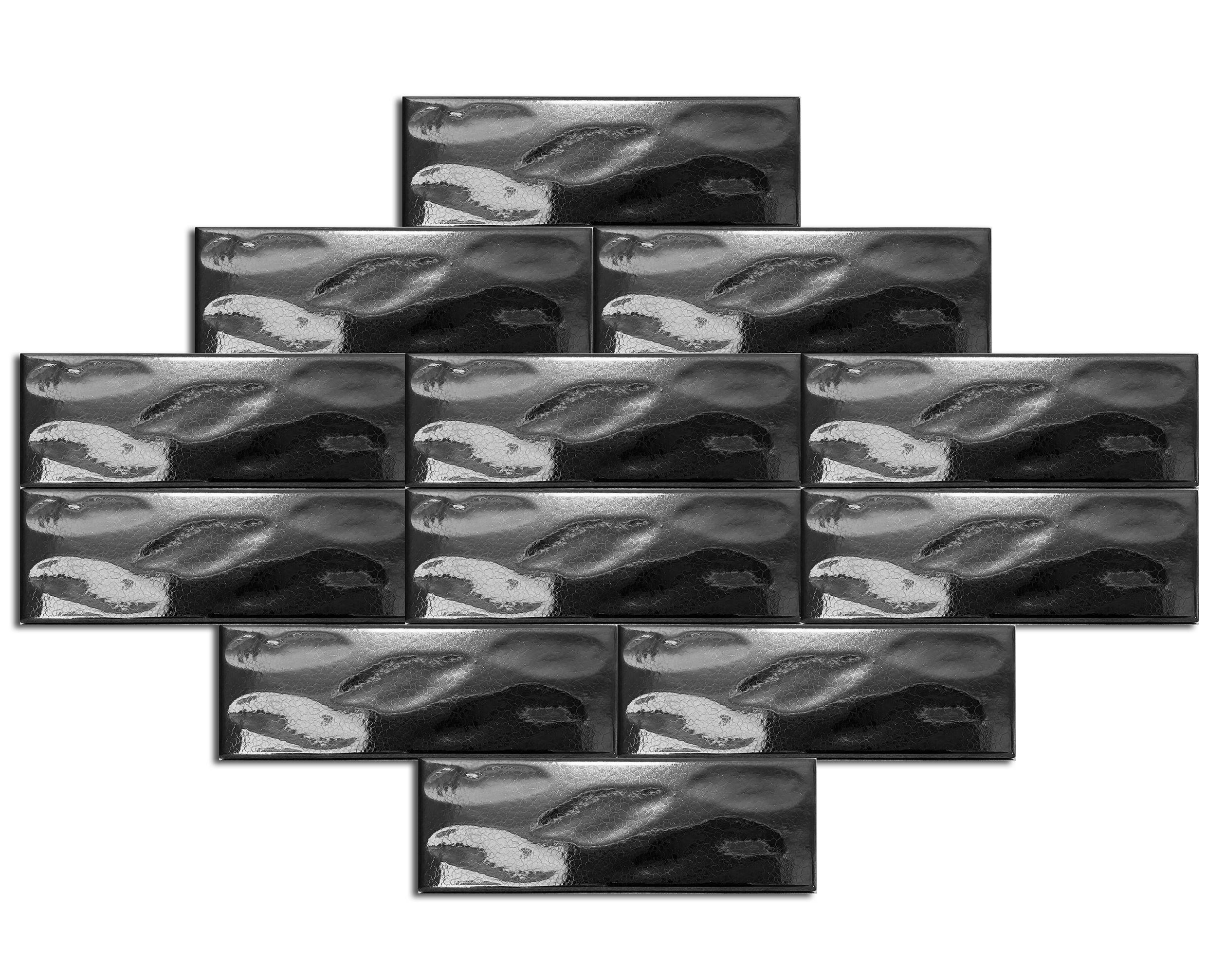 Armada Çini 7x21 Cm Gölgeli Metalik Çini Seramik 