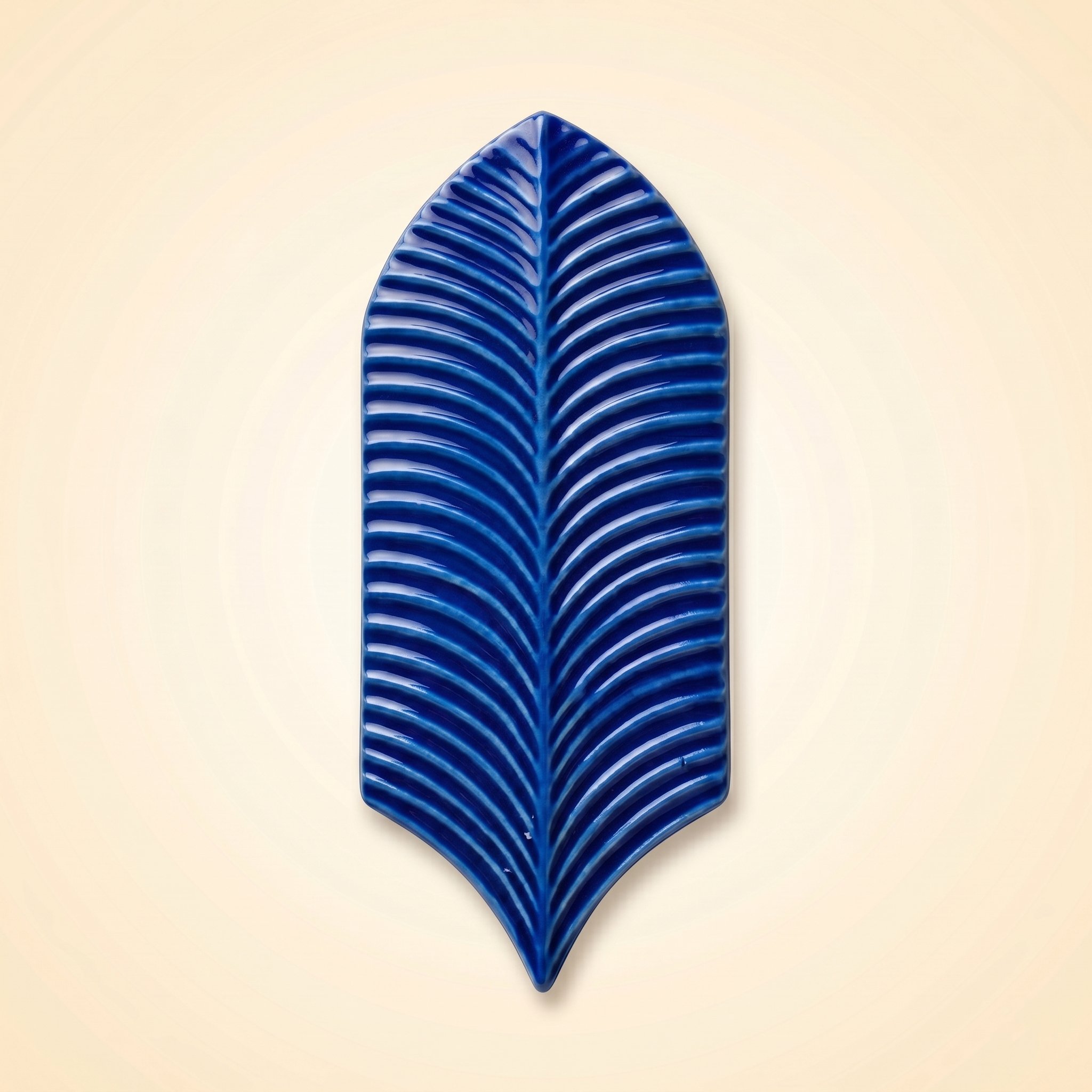 Armada Çini 9X20 Palm Life Kobalt Çini Seramik