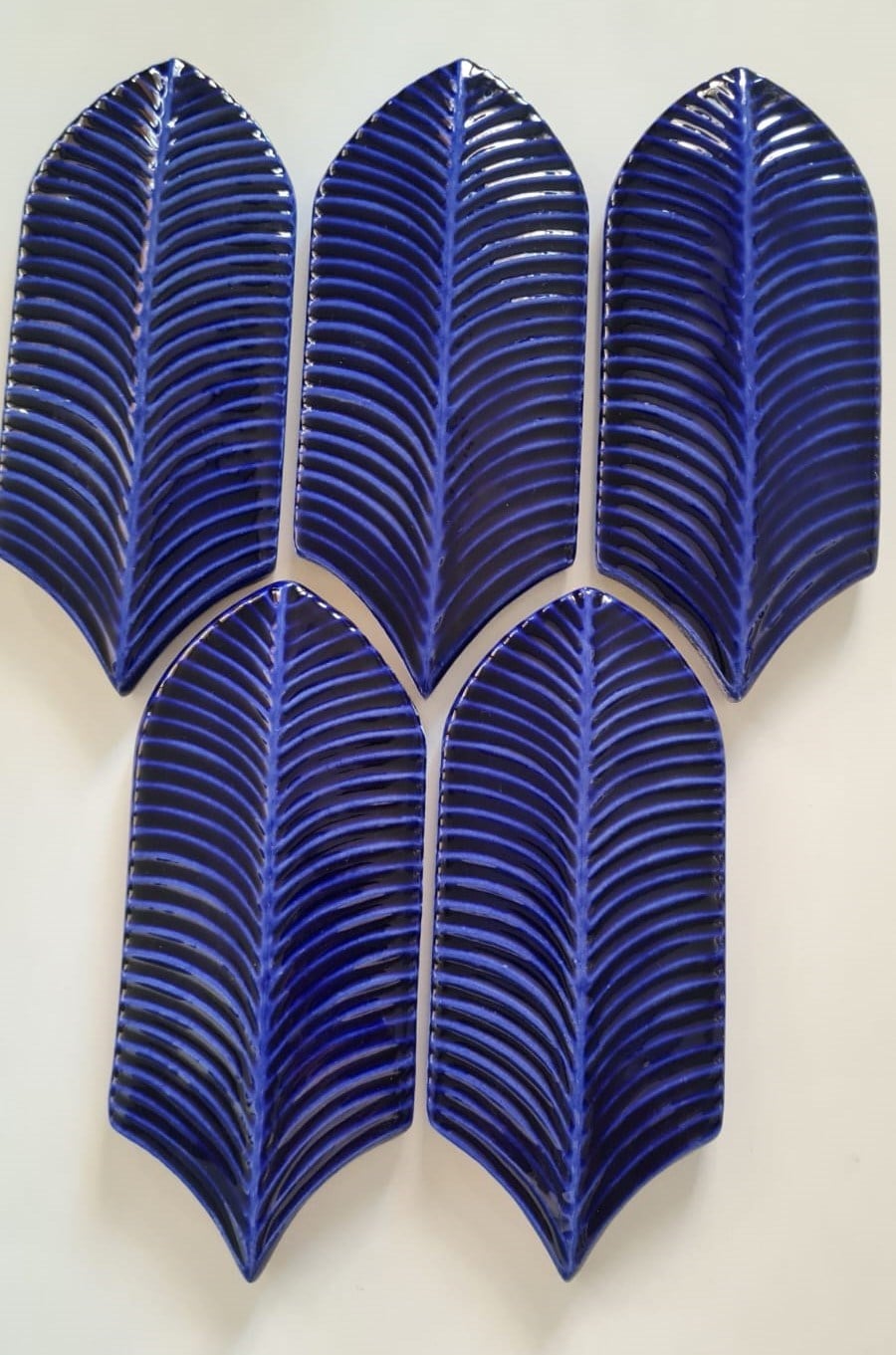 Armada çini 9x20 Palm Life Kobalt Çini Seramik