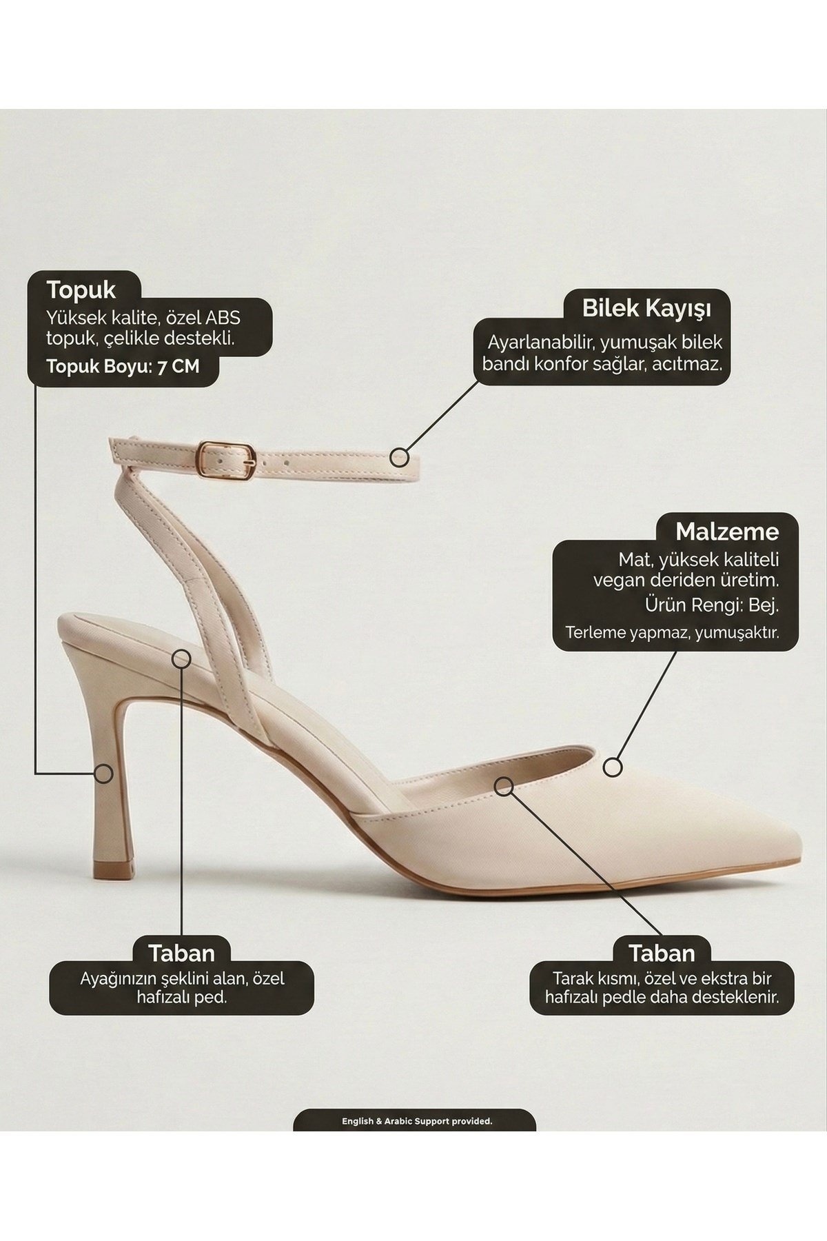 Kadın Saten Bilekten Bağlamalı Sivri Burun İnce Topuklu Stiletto Abiye Gece Ayakkabısı