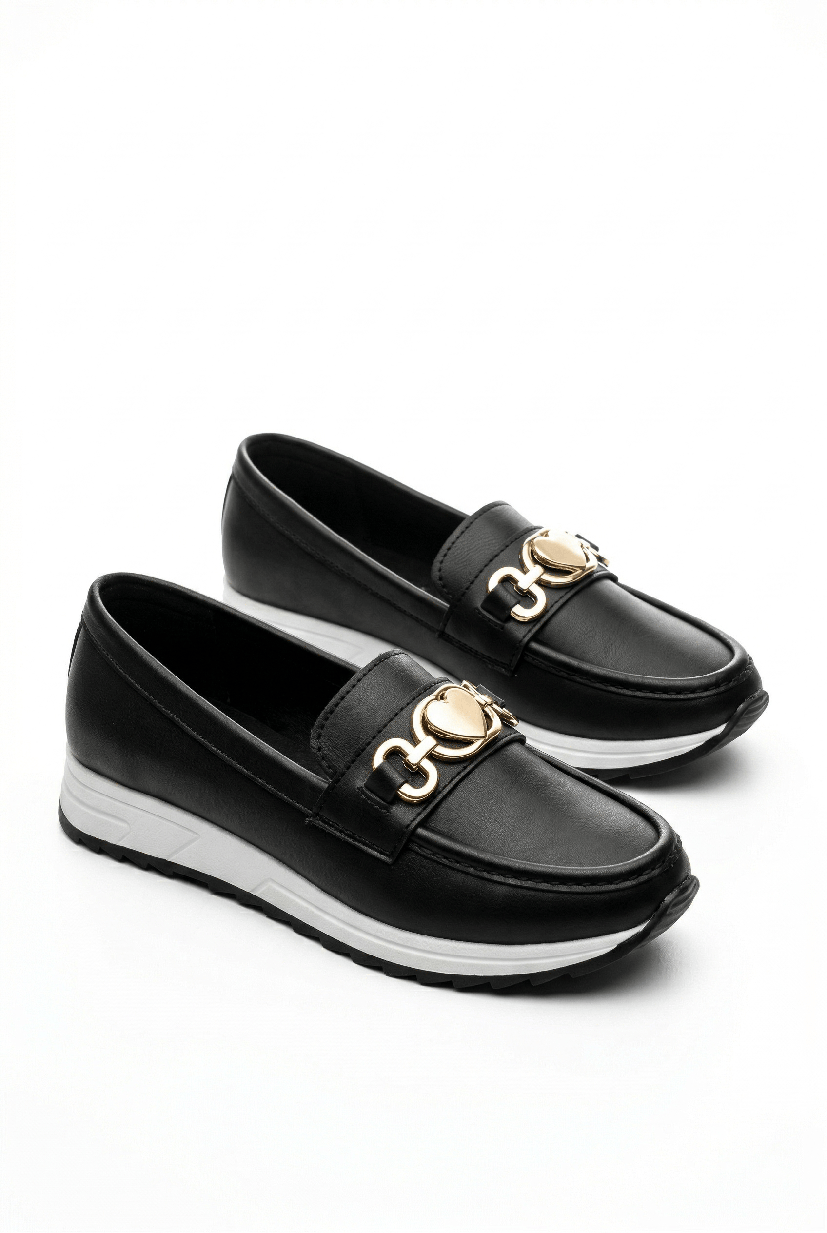 Kadın Siyah Ortopedik Loafer Günlük Loafer Ayakkabı