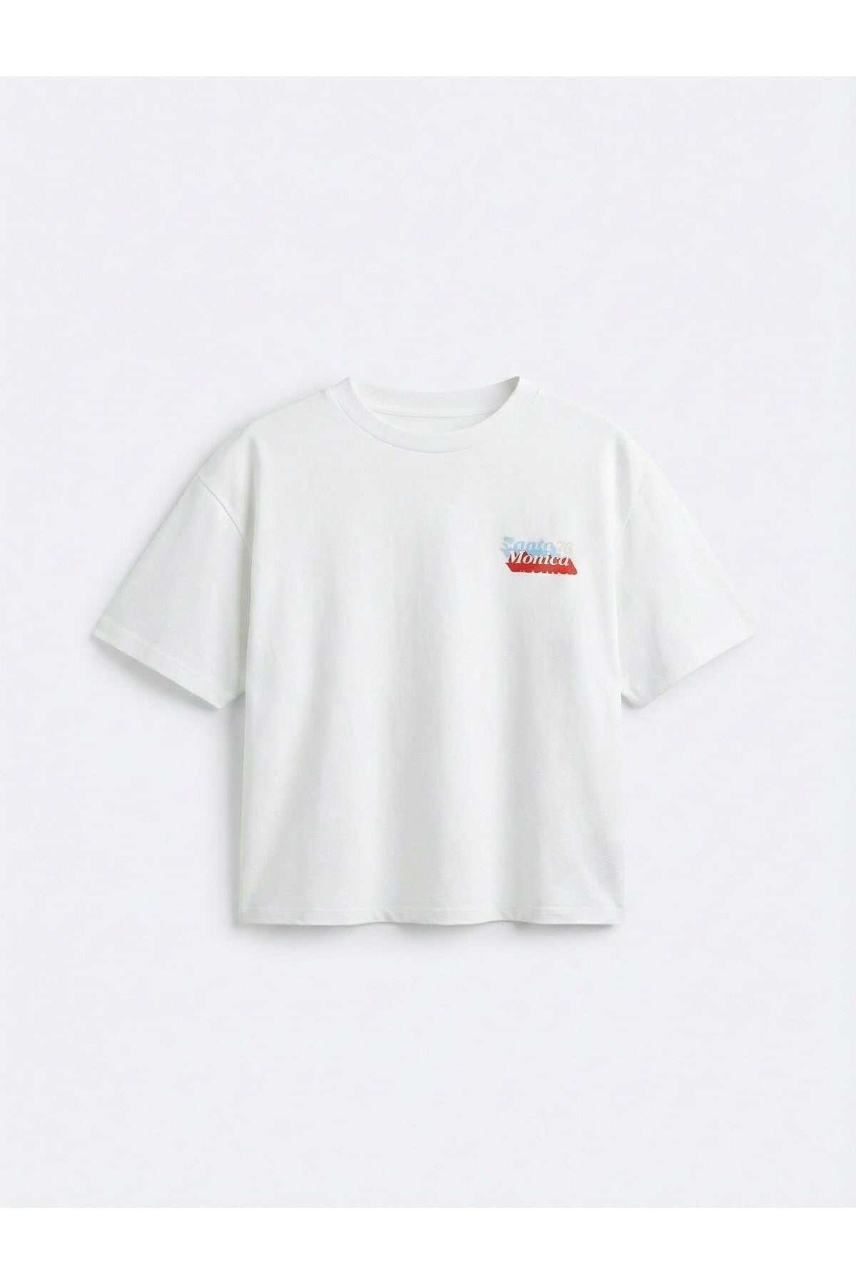 Santa Monica Baskılı Tshirt