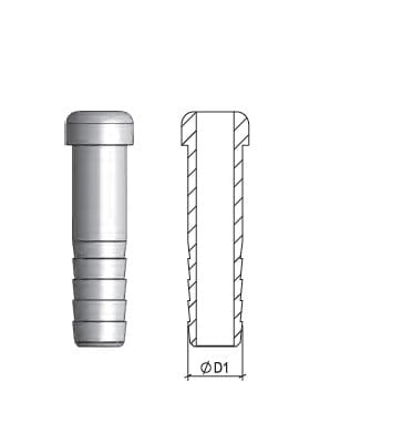 6mm DIŞA HAVŞA HORTUM UCU