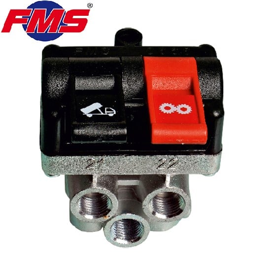 KOD:0666 2 ÇIKIŞLI DAMPER VALFİ
