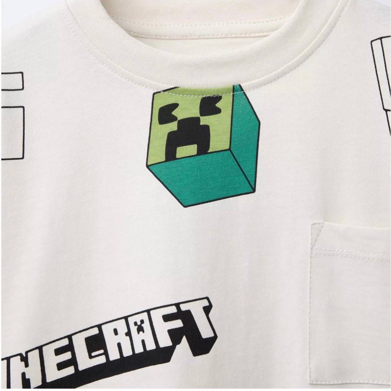 Erkek Çocuk Minecraft Grafikli Şortlu Oversize Takım