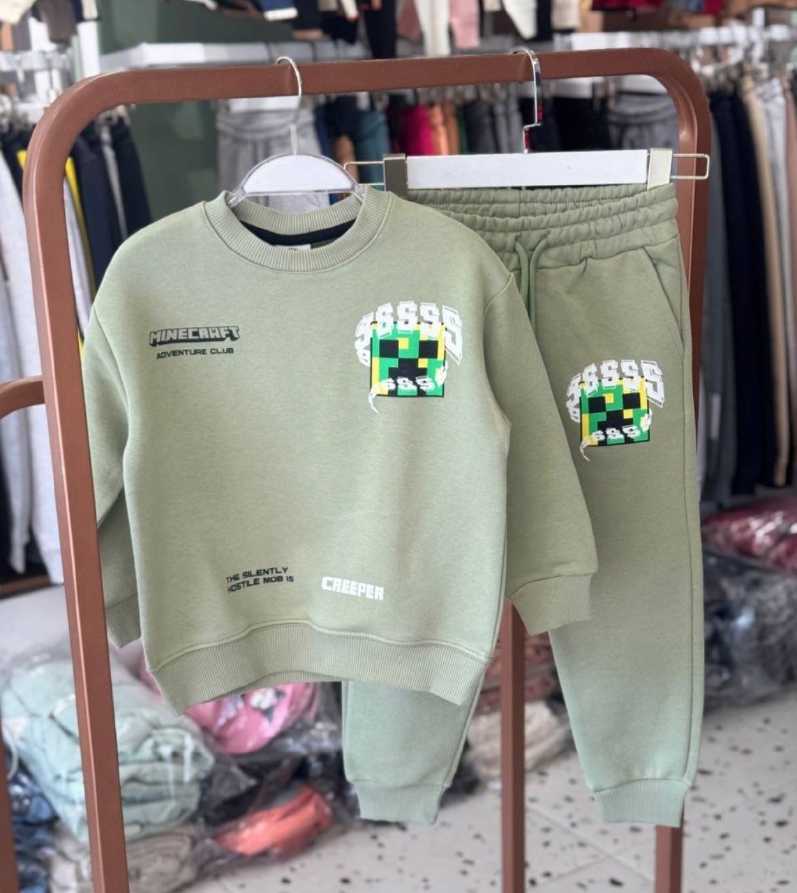 MNCRFT Baskılı 2 li set Yeşil