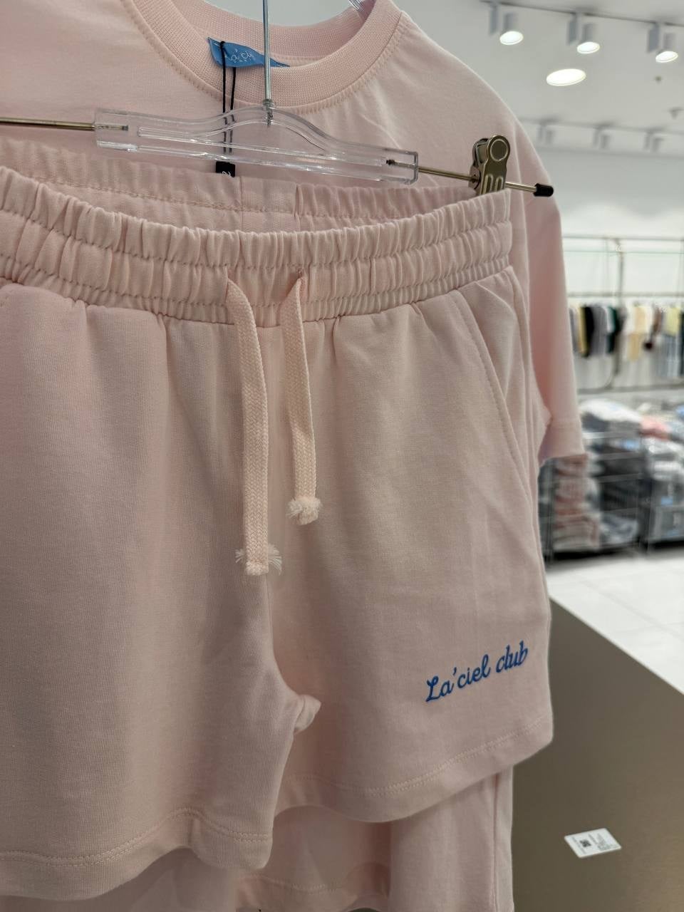 Oversize Pembe İkili Takım 