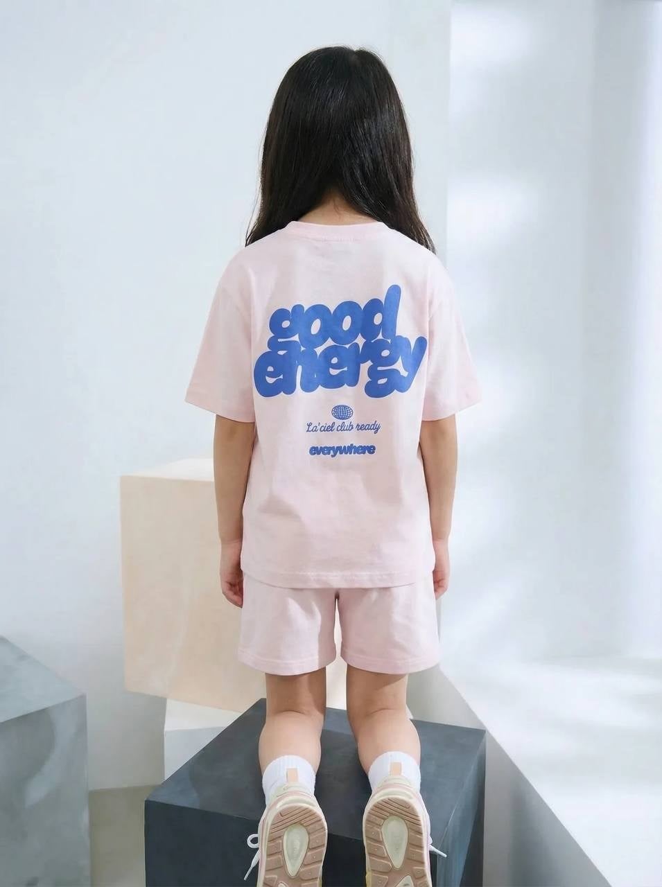 Oversize Pembe İkili Takım 