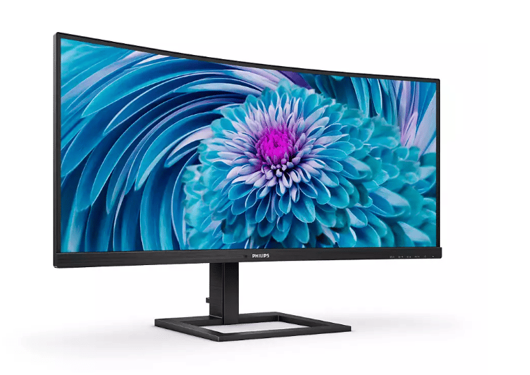 34 PHILIPS 346E2CUAE/00 4MS 100MHZ 1XHDMI 1XDP WQHD 3440 X 1440 USB-C HOPARLÖR YÜKSEKLİK AYARI CURVED VESA SİYAH