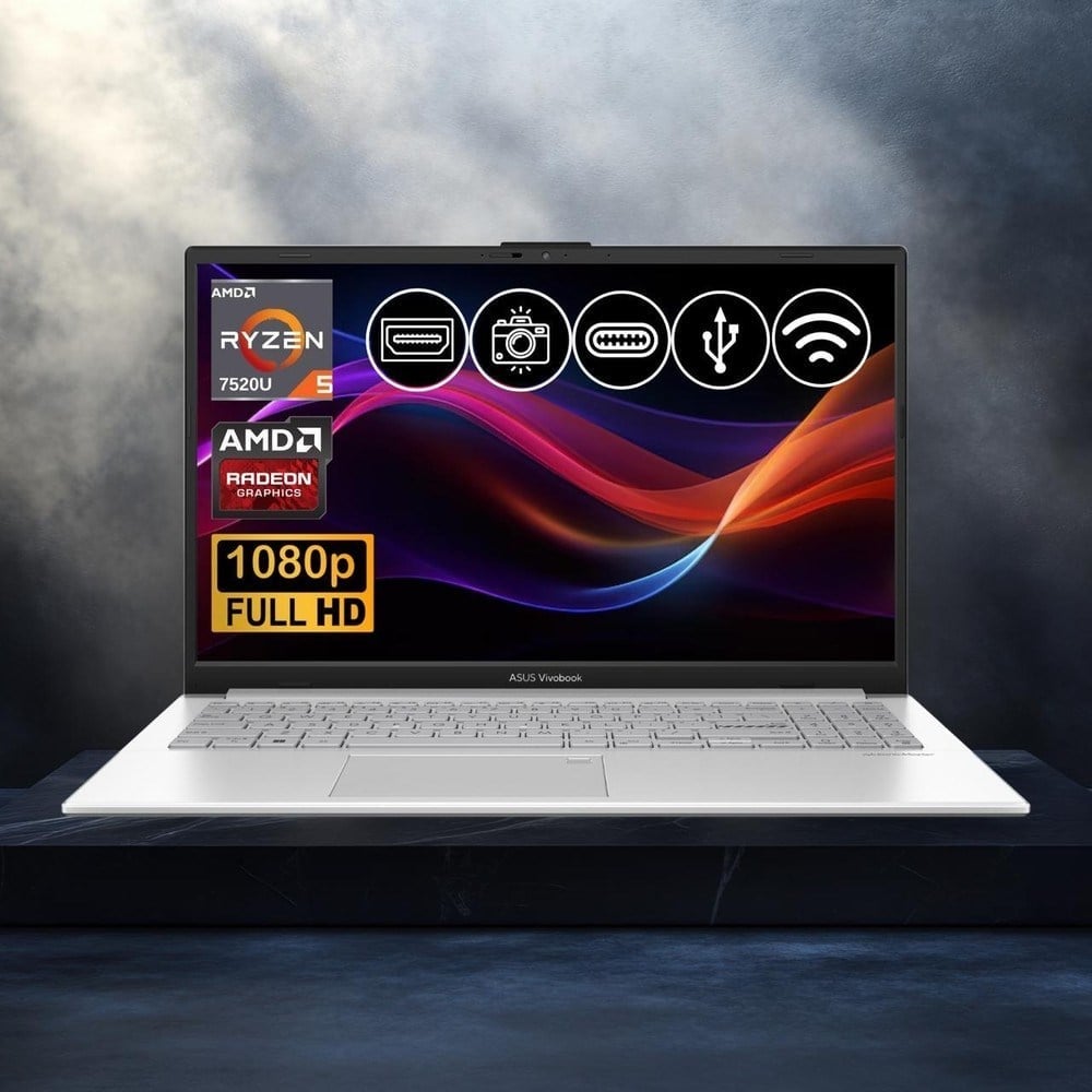 Asus Vivobook Go 15 RYZEN5-7520U 8gb 2tb Nvme SSD E1504FA-BQ1741 Atl3 15.6