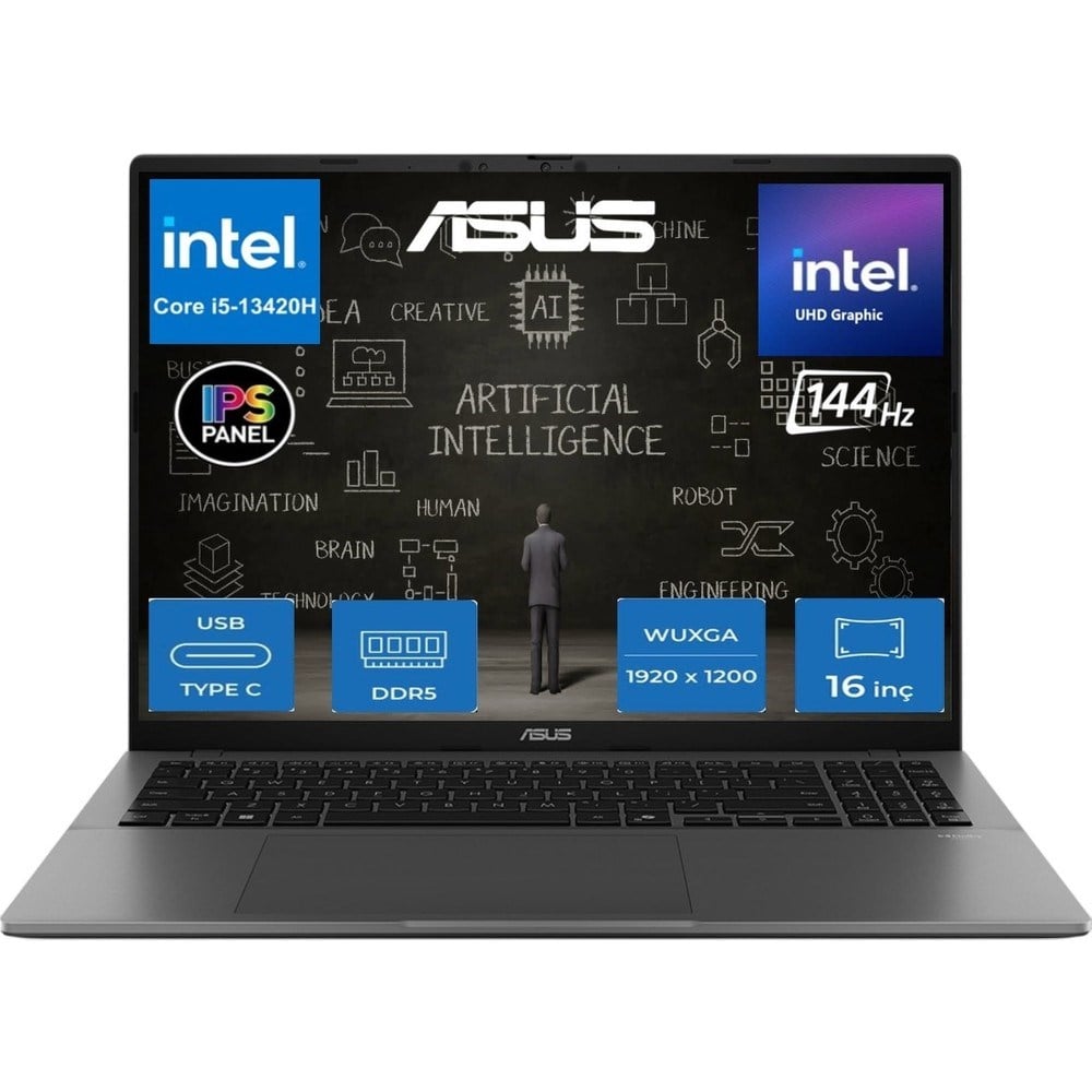 Asus Vivobook S16 S3607VA Intel Core I5 13420H 8gb Ram 1tb SSD Freedos 16