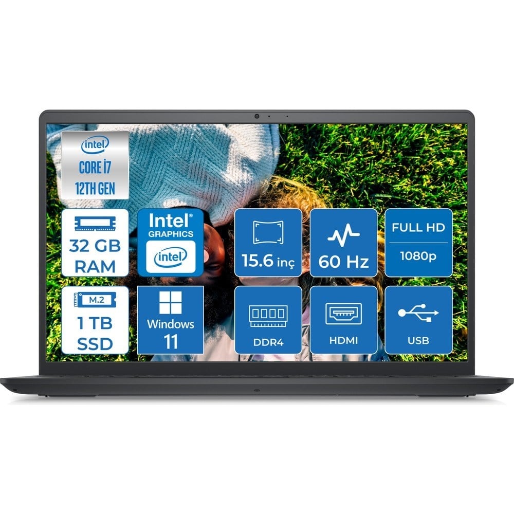 Dell Inspiron 3520 Intel Core i7 1255U 32GB 1TB SSD Windows 11 Pro 15.6