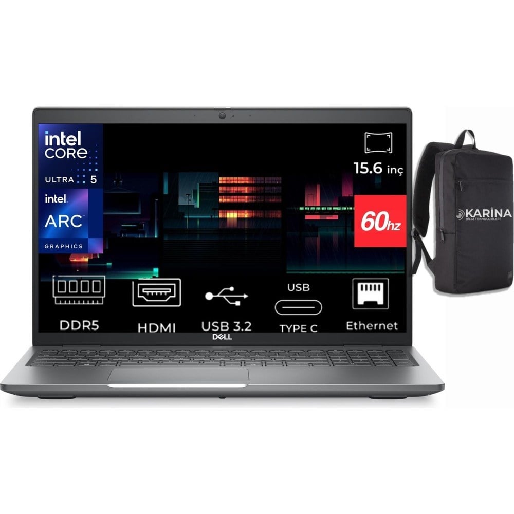 Dell Latitude 5550 Ultra 5 125U N007L555015EMEA-042 24GB 4tb Intel Arc Windows 11 Pro 15.6