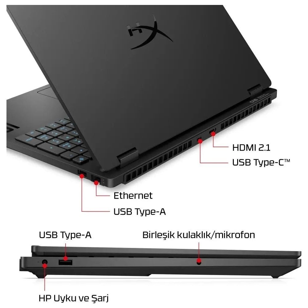 HP Hyperx Omen 15 Core I7 14650HX RTX5060 8gb 96GB Ram 512GB SSD 15.3