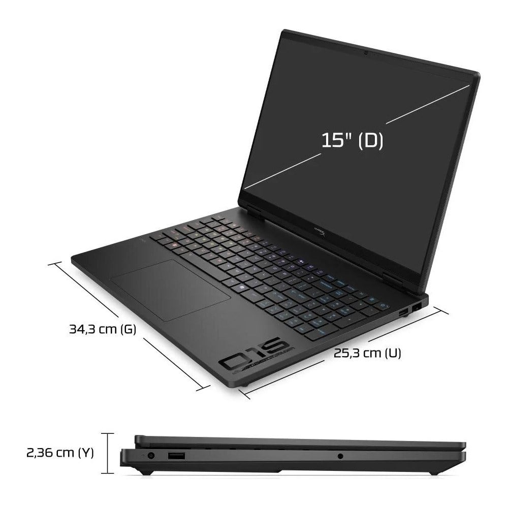 HP Hyperx Omen 15 Core I7 14650HX RTX5060 8gb 16GB Ram 2tb SSD 15.3
