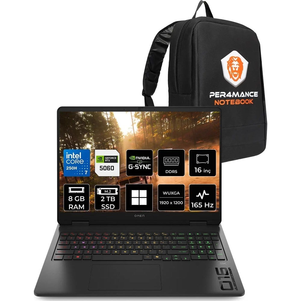 HP Omen 16 Core 7 250H Rtx 5060 8gb 8gb Ram 2tb SSD 16