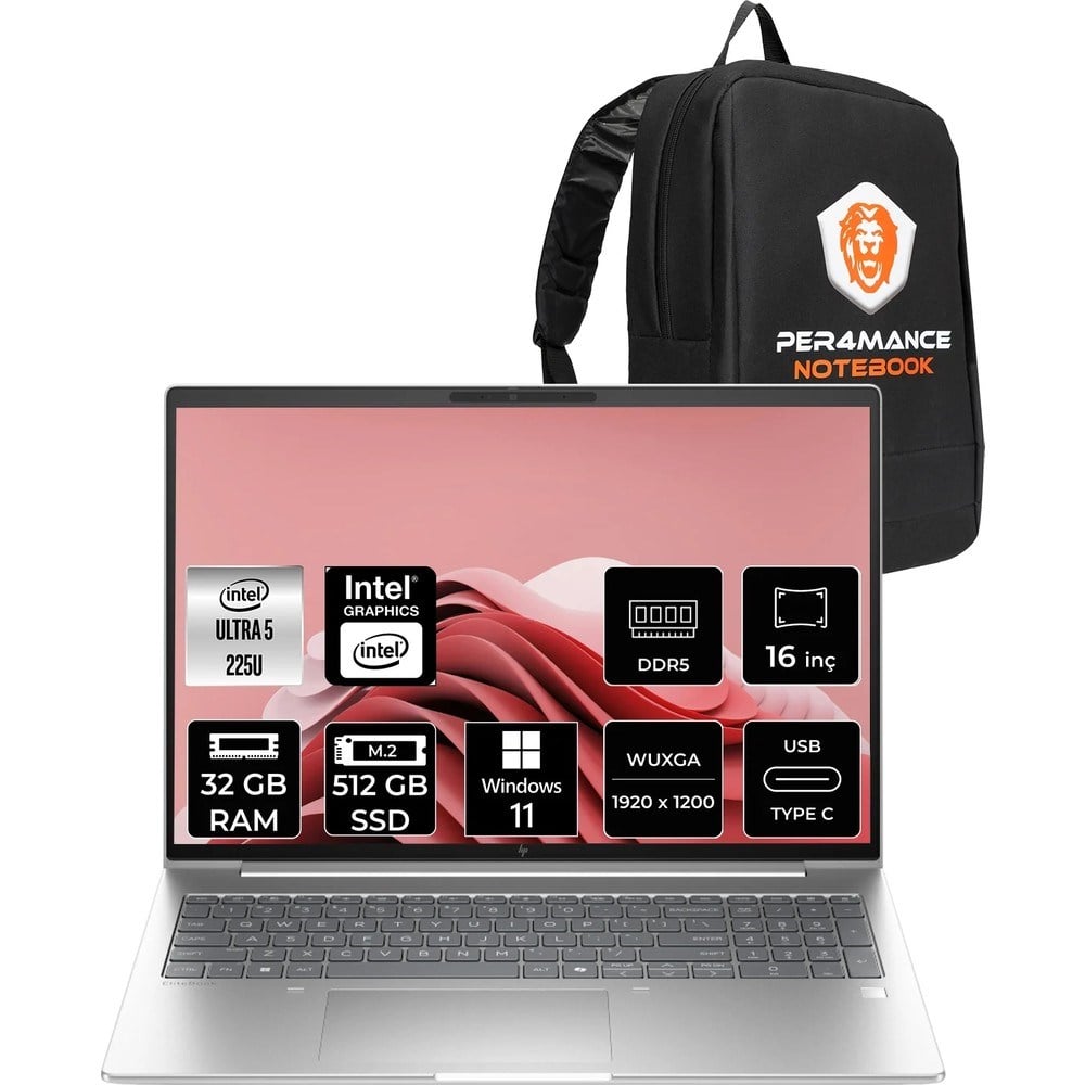 HPElitebook 6 G1I Core Ultra 5 225U 32GB RAM 512GB SSD 16
