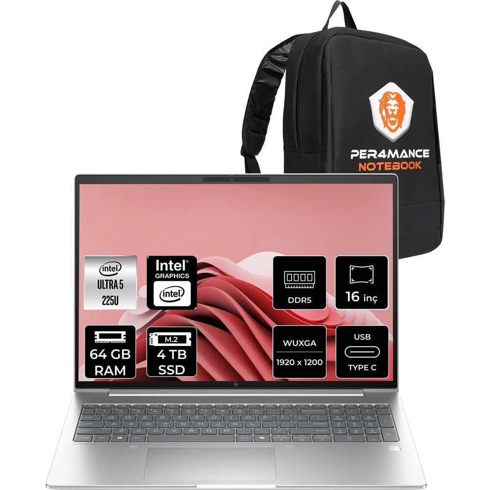 HPElitebook 6 G1I Core Ultra 5 225U 64GB RAM 4TB SSD 16
