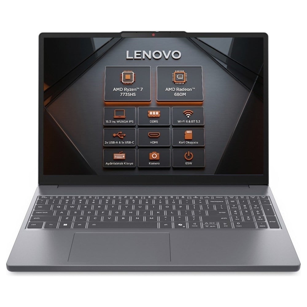 Lenovo Ideapad Slim 3 15ARP10 83K70098TR C53 Ryzen 7 7735HS 20 GB 4 Tb SSD Radeon 680M 15.3