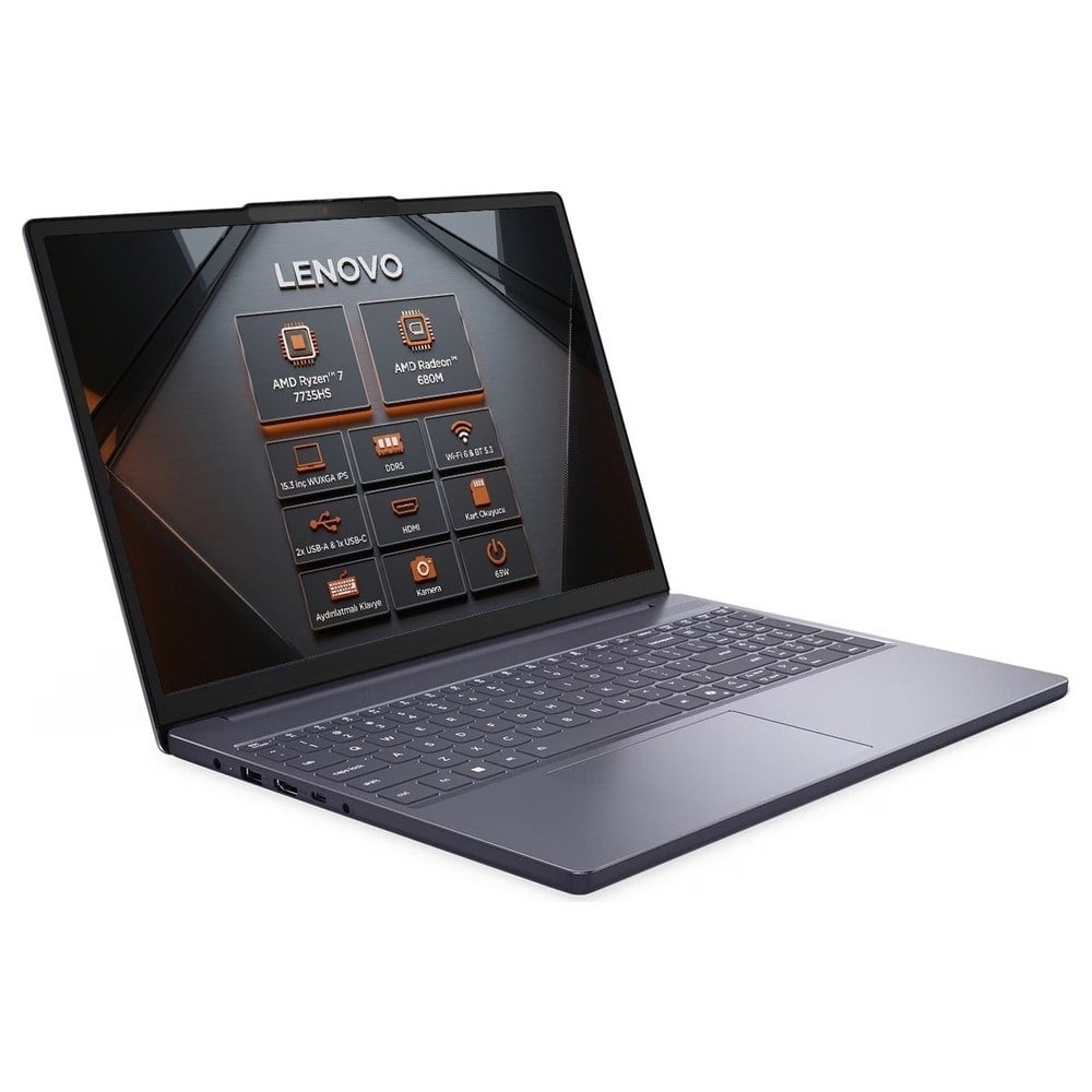 Lenovo Ideapad Slim 3 15ARP10 83K70098TR C44 Ryzen 7 7735HS 16 GB 4 Tb SSD Radeon 680M 15.3
