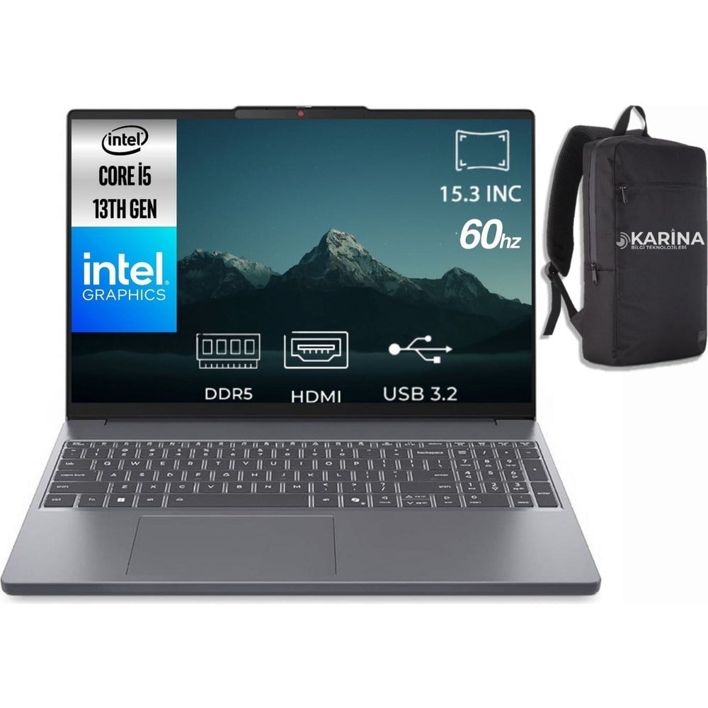 Lenovo Ideapad Slim 3 Intel Core I5 13420H 83K1003MTR-K15 24GB 1tb Intel UHD W11PRO 15.3
