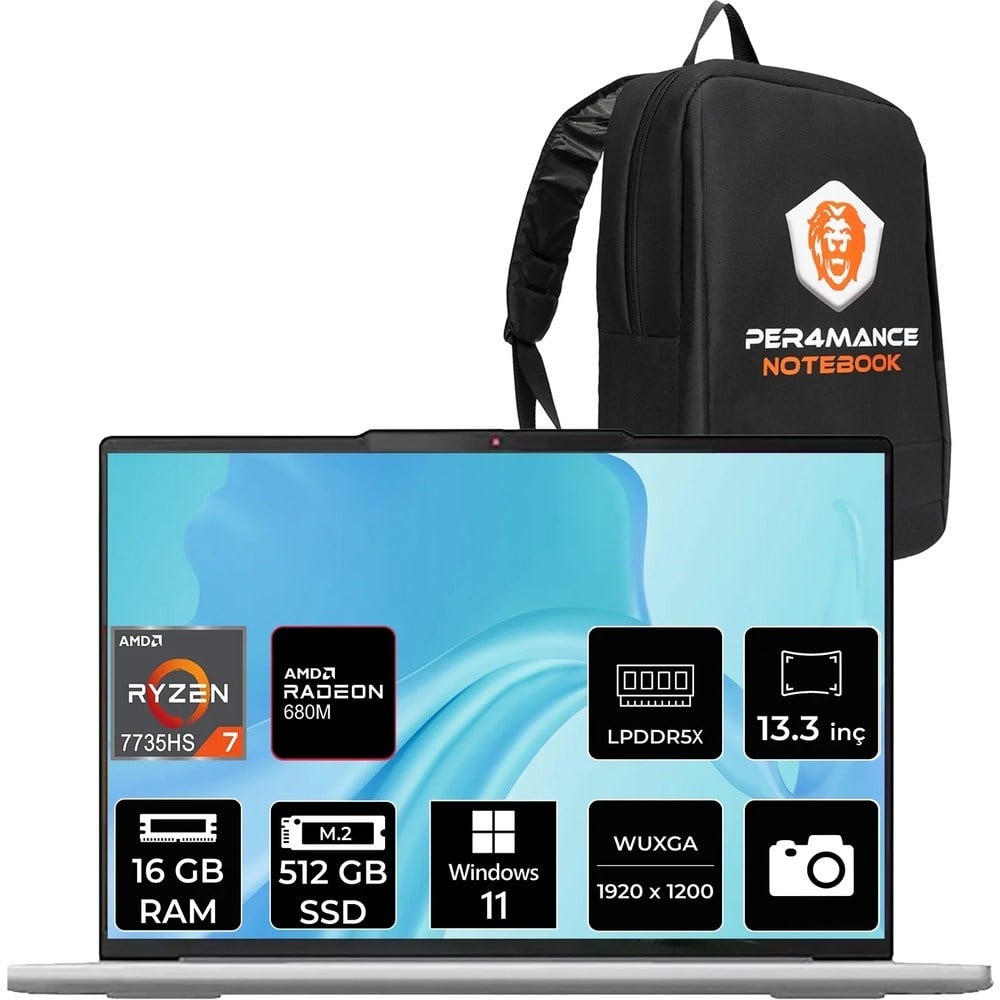 Lenovo Ideapad Slim 5 Ryzen 7 7735HS 16GB RAM 512GB SSD 13.3