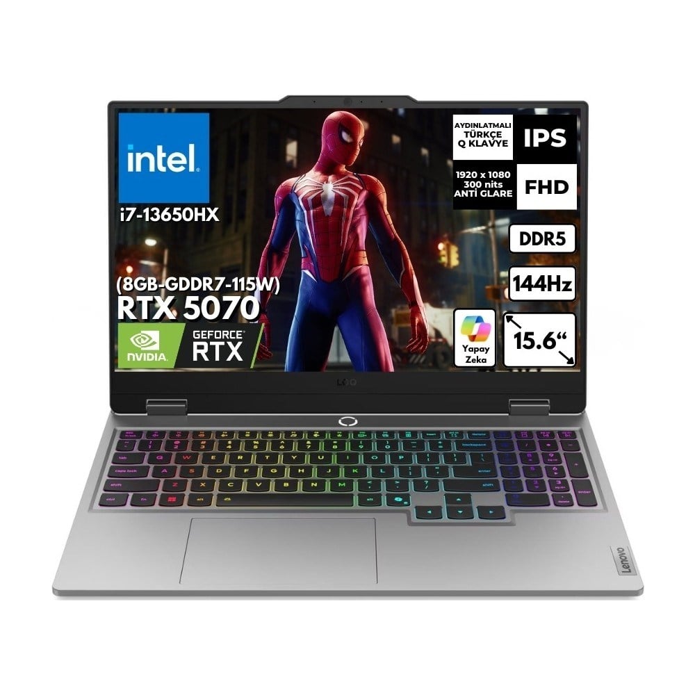 Lenovo Loq I7-13650HX 24GB 512 GB SSD 15.6