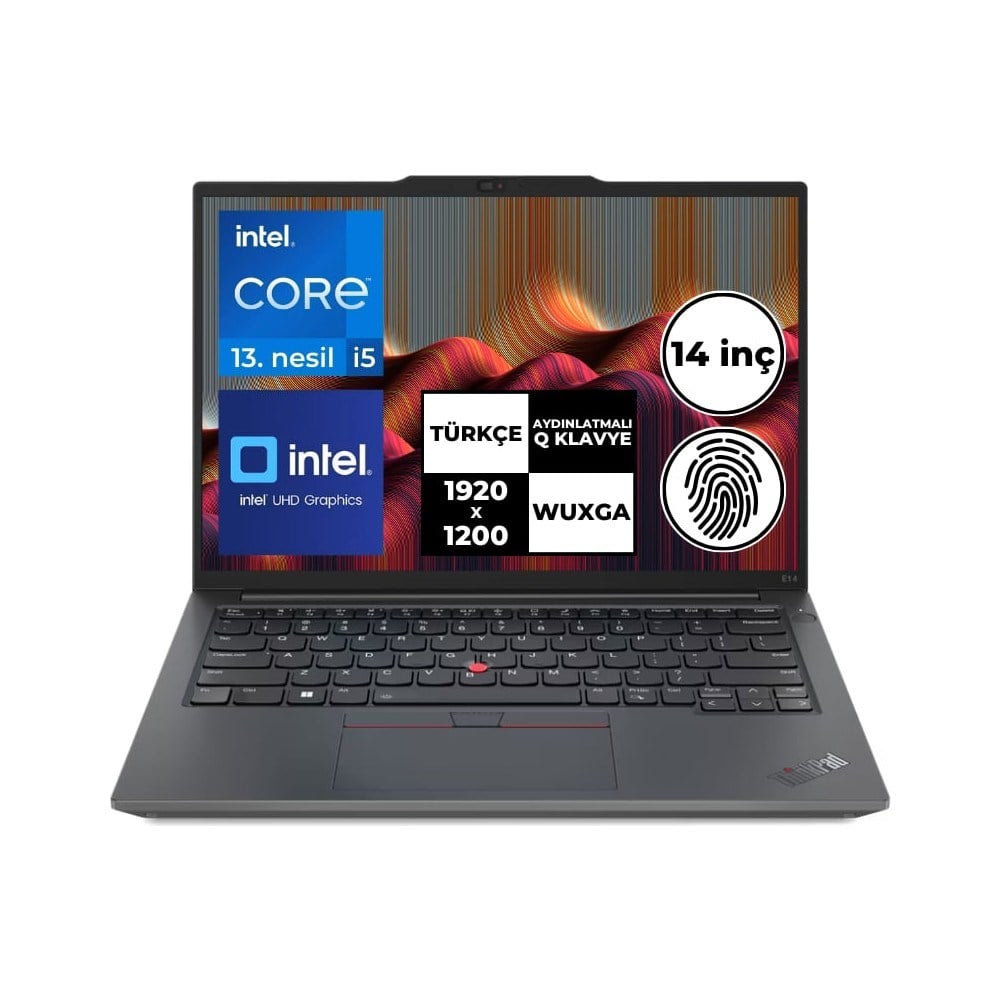 Lenovo Thinkpad E14 Gen5 I5-1335U 8 GB Ram 2 Tb SSD 14'' Windows 11 Pro 21JK0005TX Kt6