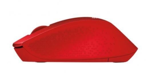 LOGITECH M330 SESSİZ KABLOSUZ USB OPTİK MOUSE KIRMIZI 910-004911