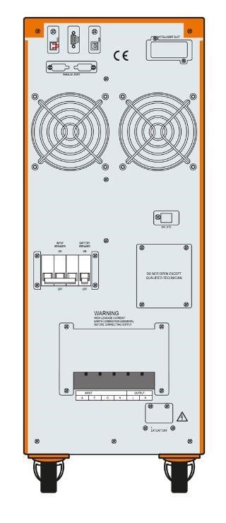 MAKELSAN POWERPACK SE 10KVA 1F/1F (20X9AH) PF;0,9 6/12DK ONLINE UPS
