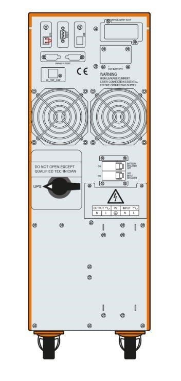 MAKELSAN POWERPACK SE 6KVA 1F/1F (16X7AH) PF;0,9 5/10DK ONLINE UPS