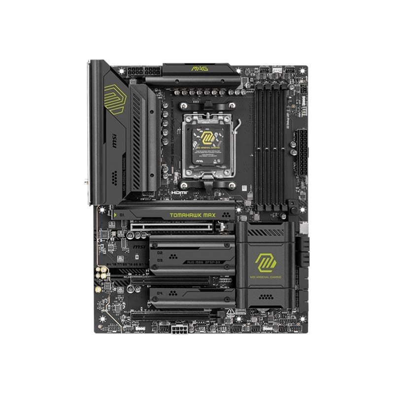 MSI MAG B850 TOMAHAWK MAX WIFI DDR5 8400MT/S 1XHDMI 4XM.2 ATX AM5 (AMD AM5 9000/8000/7000 SERİLERİ İLE UYUMLU)