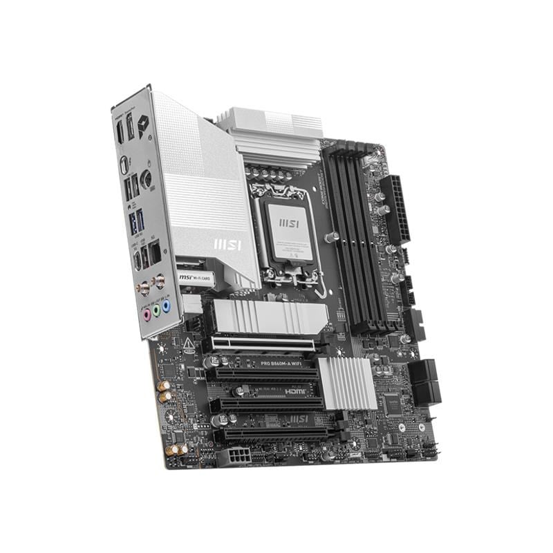 MSI PRO B860M-A WIFI DDR5 8800MT/S 1XHDMI 1XDP 3XM.2 MATX 1851P (INTEL ULTRA PROCESSORS SERIES2)
