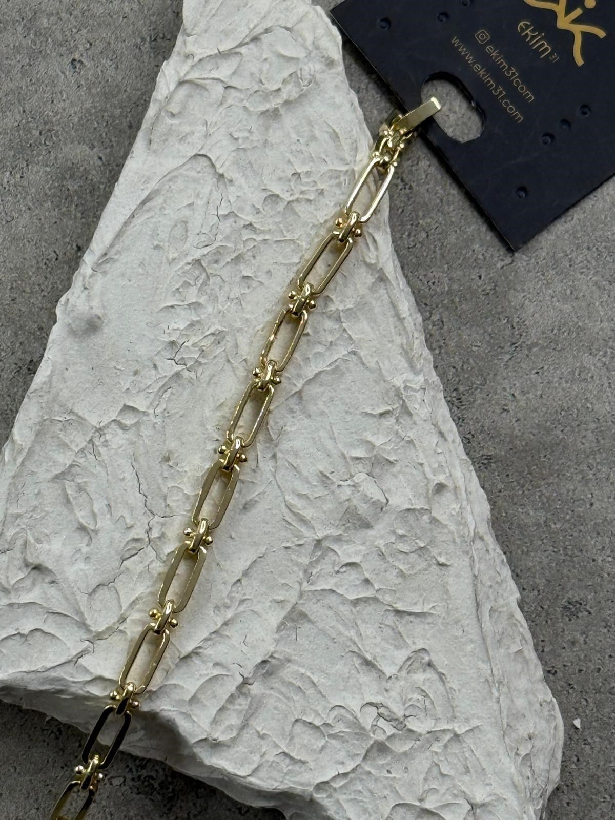 Ataç Model Gold Renk Bileklik