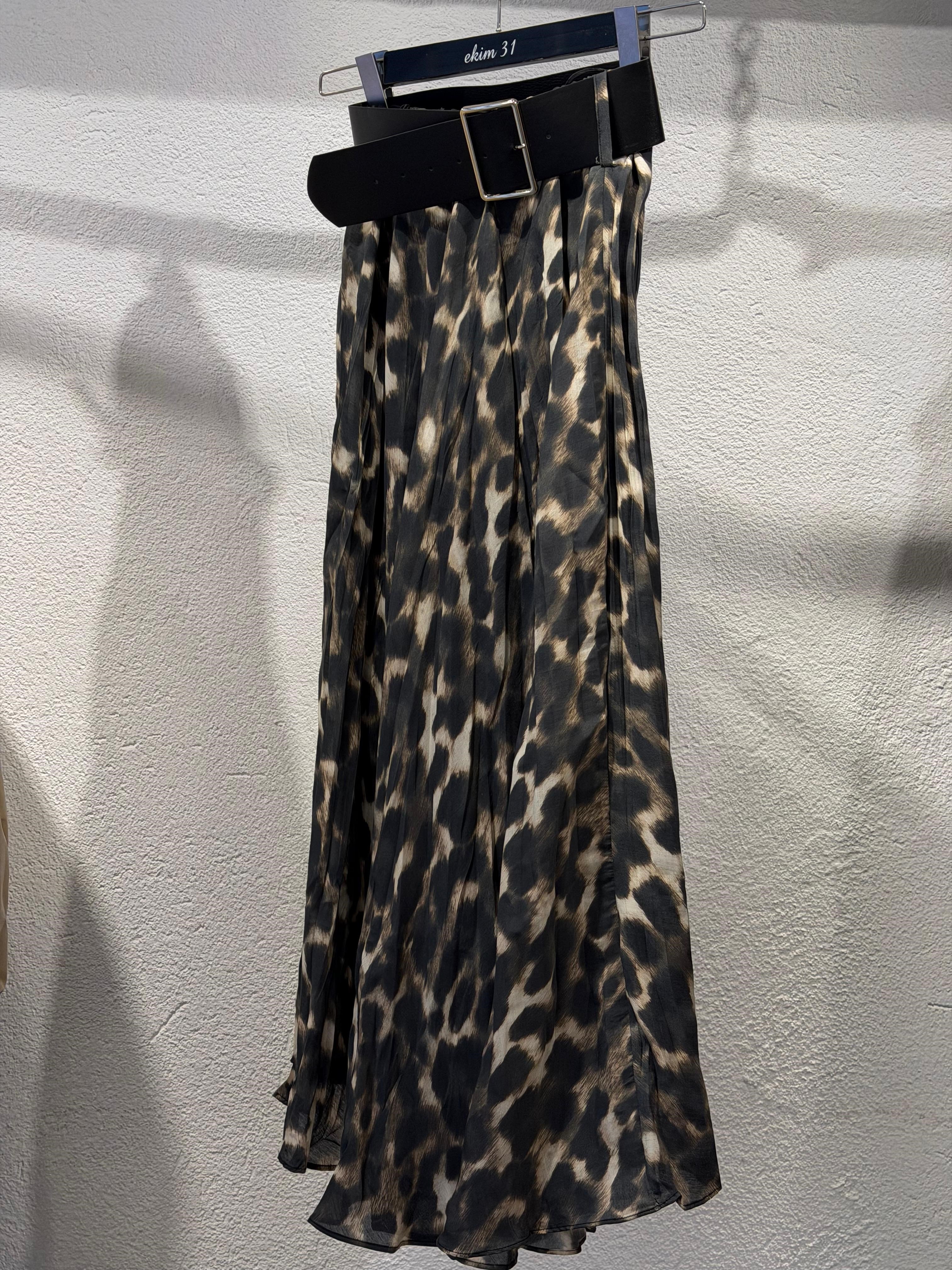 Kemerli Leopar Etek