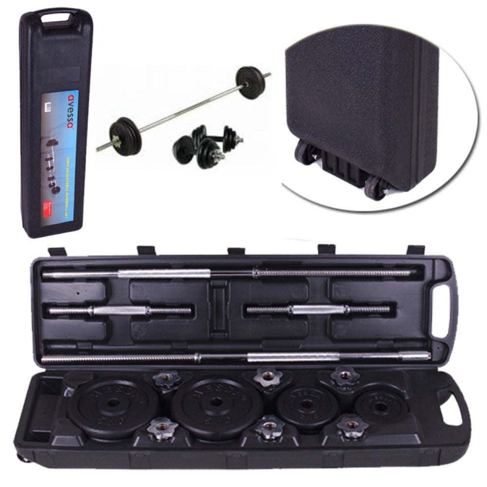 Voltrike 50 Kg Çantalı Dumbbell Set