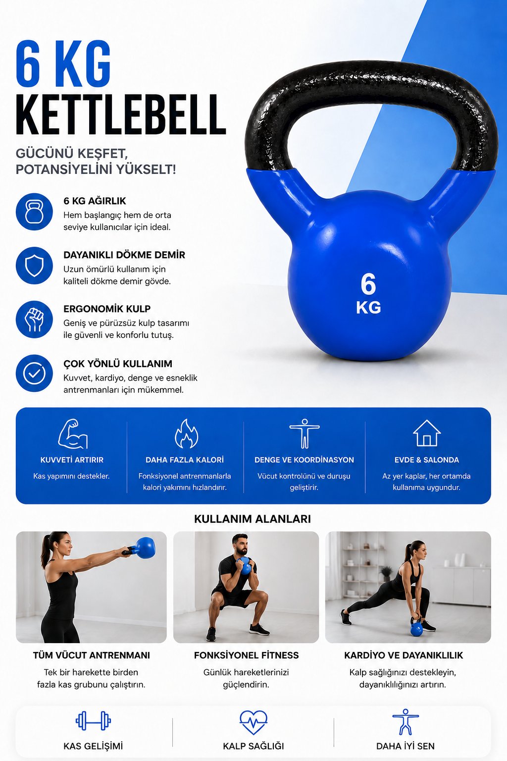 Voltrike Avs Kettlebell 6kg