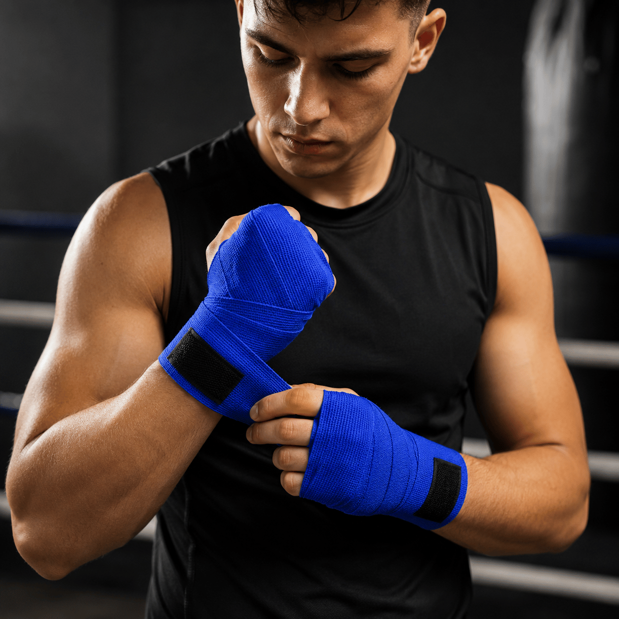 Voltrike CYC 3.5 Metre Mavi Boks-Kickbox-Muay Thai-Sanda El Bandajı