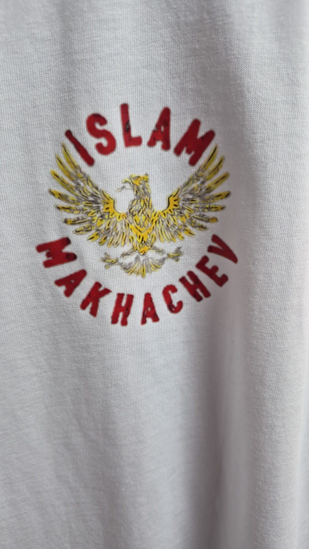 Voltrike Islam Makhachev Beyaz T-Shirt