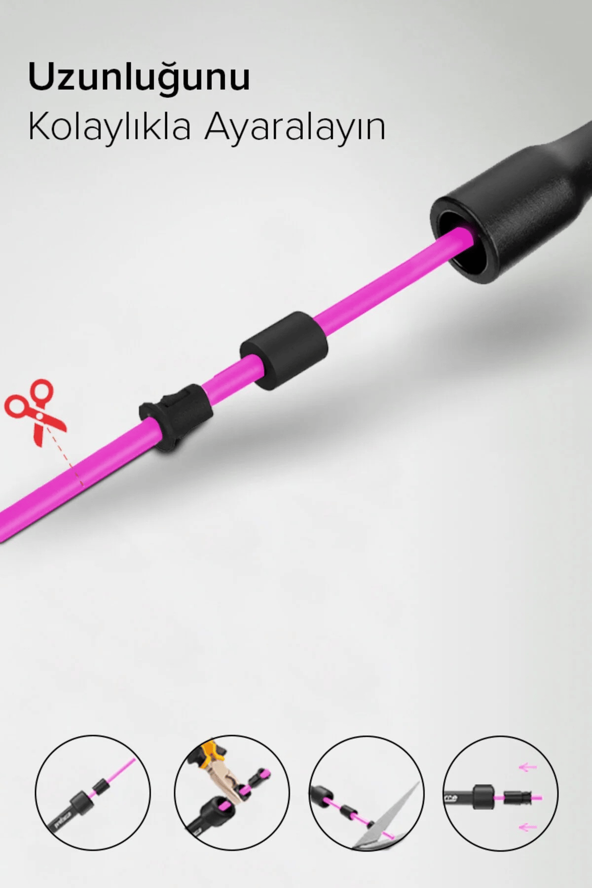 Voltrike Jr-50 Atlama İpi Atp-3000 Pembe