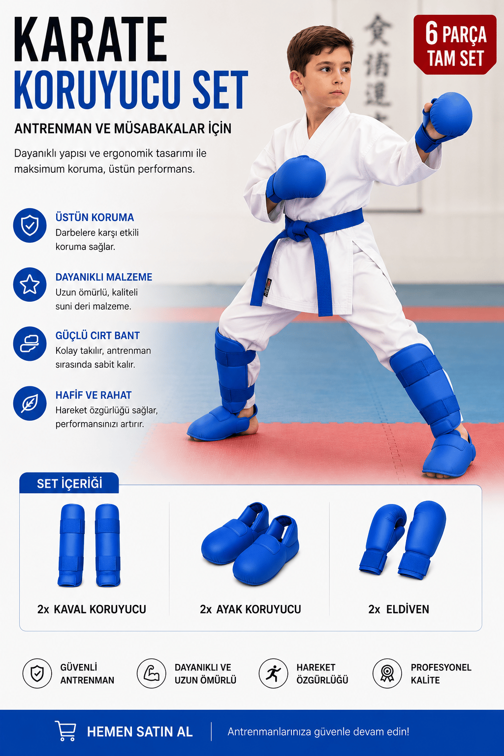 Voltrike Karate Seti Mavi