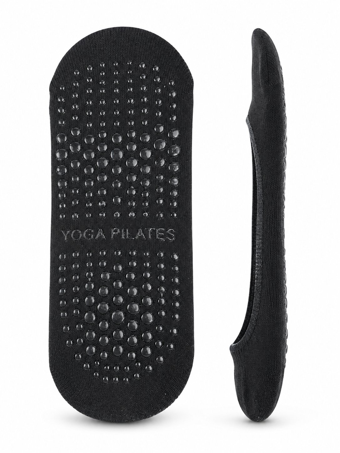 Voltrike Siyah Babet Pilates-Yoga Çorabı