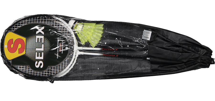 Voltrike SLX Thunder Badminton Set (2 Raket + 2 Top)