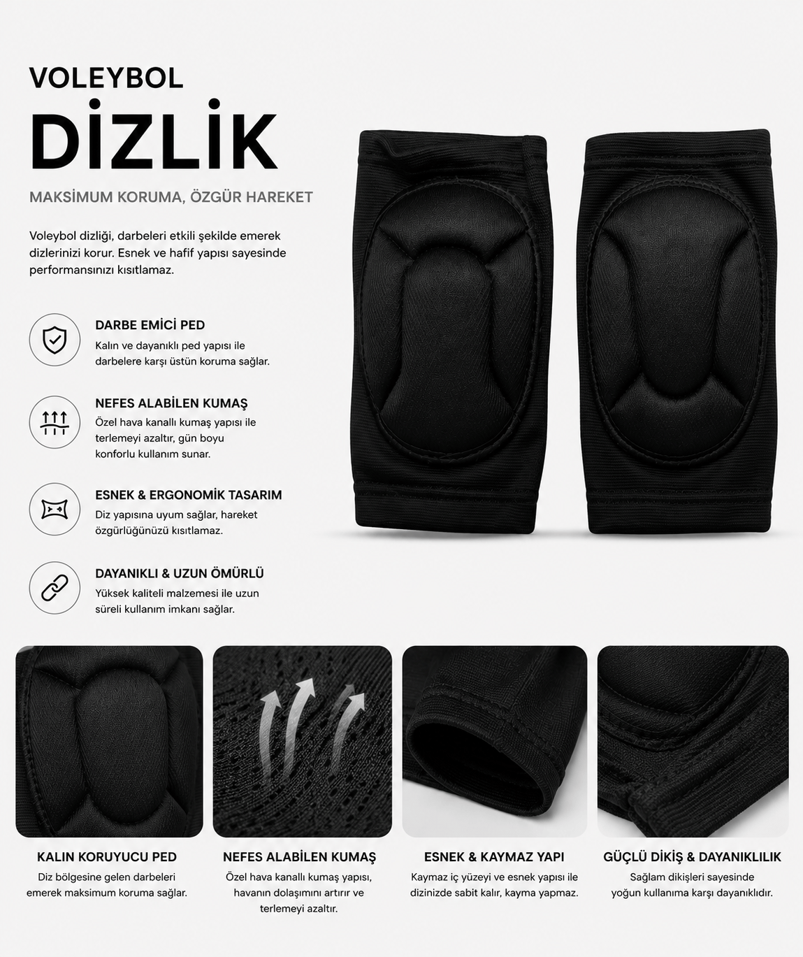 Voltrike Voleybol Dizliği