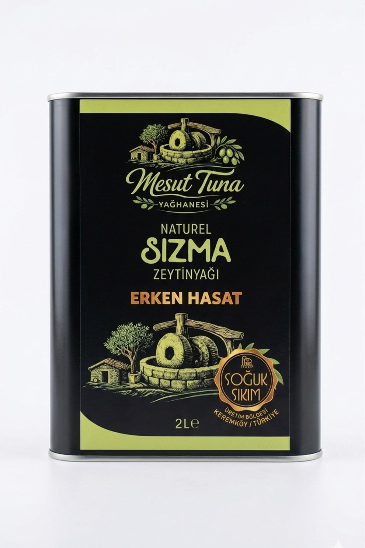Zeytinyağı Soğuk Sıkım 2 L