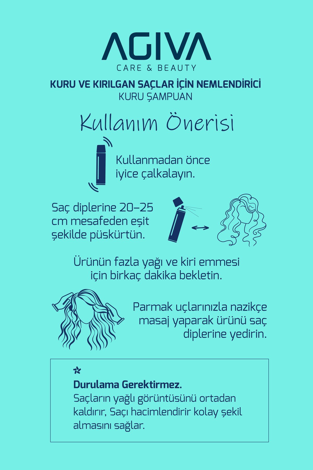 8d Hyaluron Hindistan Cevizi Kokulu Hacimlendirici Kuru Şampuan-Vegan